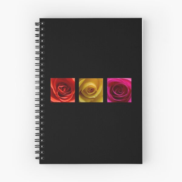 Item preview, Triptych Orange Yellow & Pink Roses designed and sold by Pixie Copley LRPS.