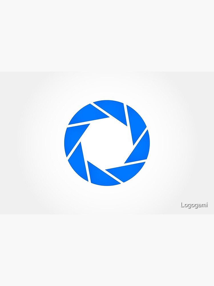 Aperture Science (Blue) Logo by Logogami
