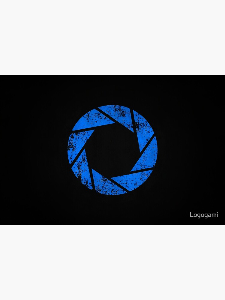 Aperture Science (Blue) Logo · Distressed by Logogami
