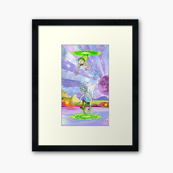 Get Schwifty Framed Art Print