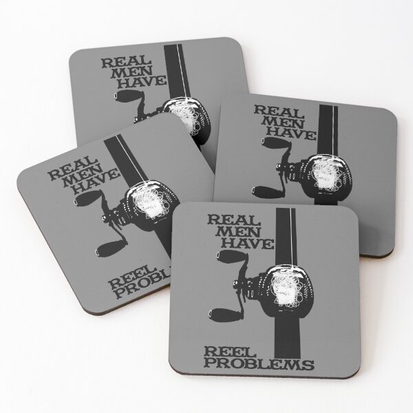 Item preview, Real Men Reel Problems Fishing Bait Caster designed and sold by CharJens.