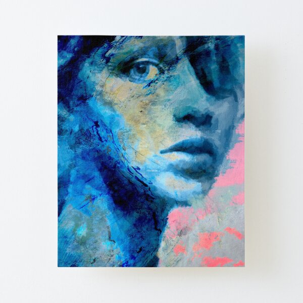 Blue IV Canvas Mounted Print