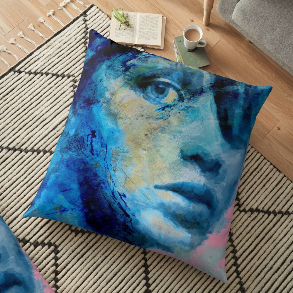 Blue IV Floor Pillow