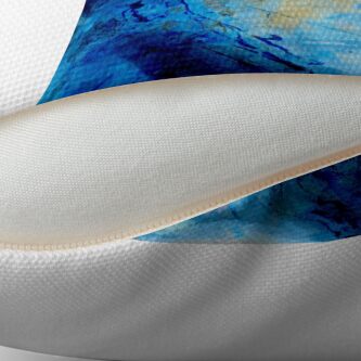 Alternate view of Blue IV Floor Pillow