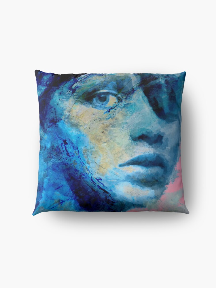 Alternate view of Blue IV Floor Pillow