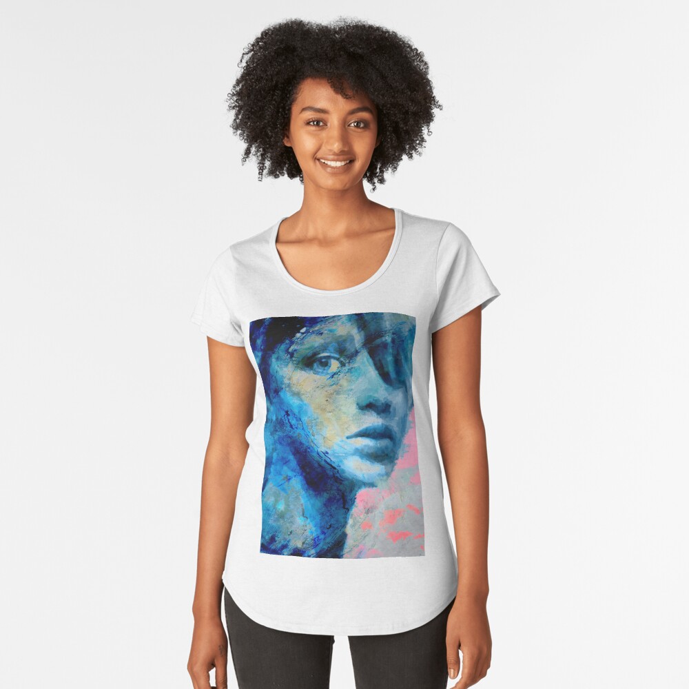 Blue IV Premium Scoop T-Shirt