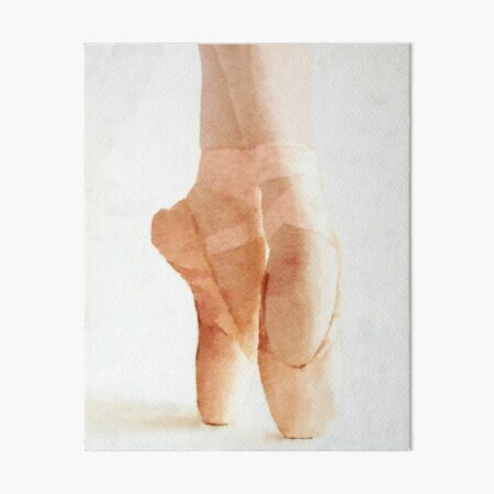 Item preview, En Pointe Blush Pink Ballet Shoes designed and sold by ChezLorraines.