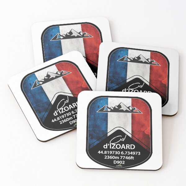 Item preview, Col d'Izoard France Cycle and Motorcycle Sticker & T-Shirt Shield designed and sold by OuterShellUK.
