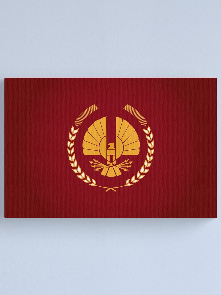 Alternate view of Panem Logo Canvas Print