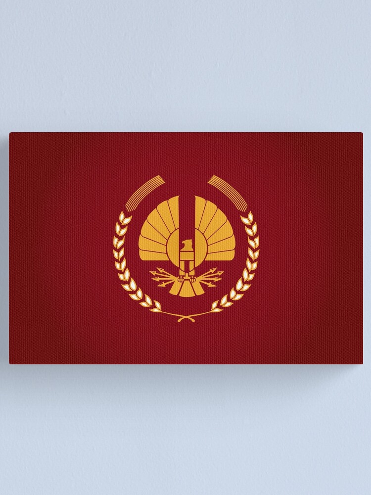 Alternate view of Panem Logo Canvas Print