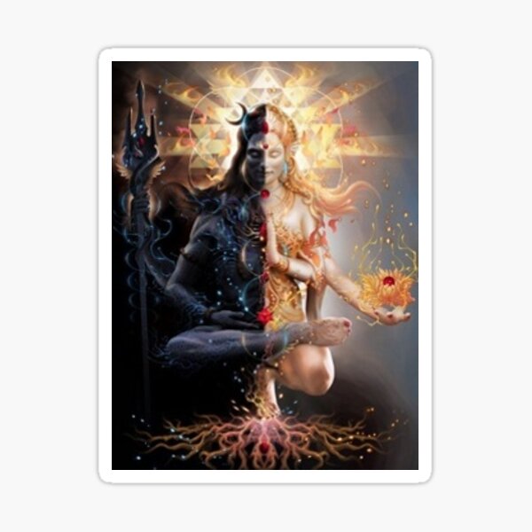 Shiva Shakti Sticker