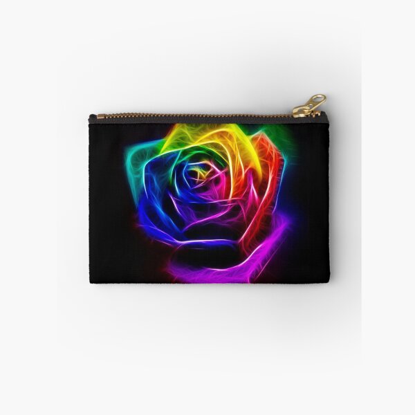 Item preview, Rainbow Fractal Art Rose Picture designed and sold by Pixie Copley LRPS.