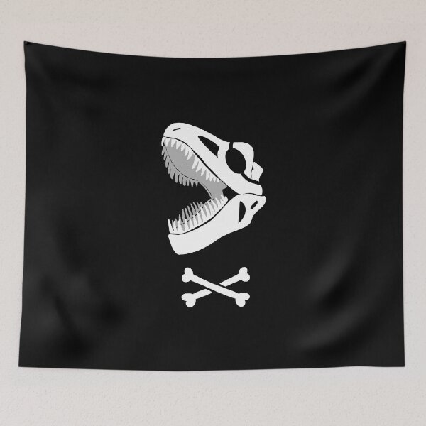 Item preview, Skull and Cross Bones Pirate T-Rex Dinosaur designed and sold by Stacy Mitchell.