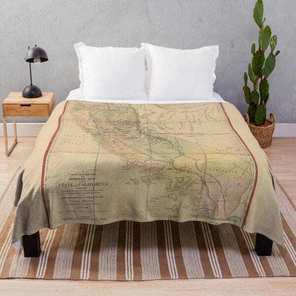 Item preview, State of California Map (1851) designed and sold by allhistory.