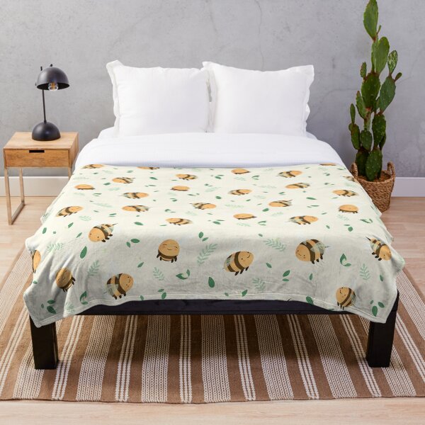 Lots of Bees Throw Blanket