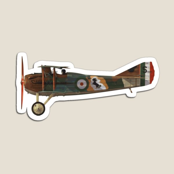 Francesco Baracca Ace SPAD Biplane Magnet