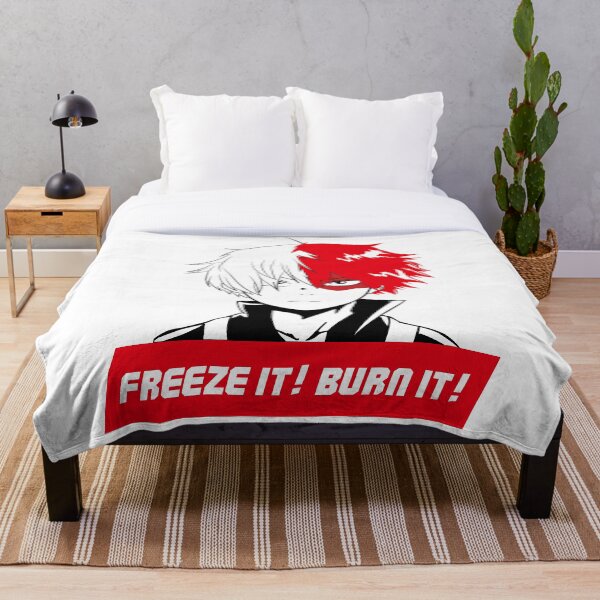 Todoroki Shoto - Freeze it Burn It Throw Blanket