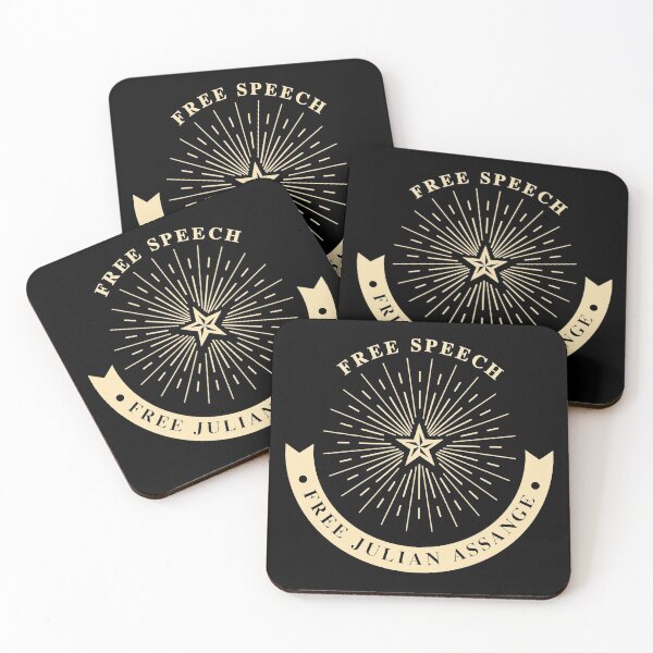 Item preview, Free Speech Free Julian Assange designed and sold by CharJens.