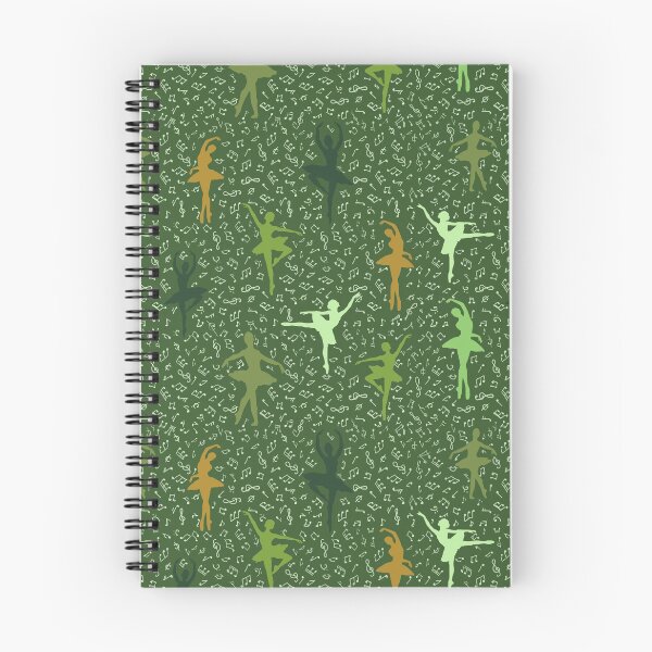 Item preview, green dancers pattern designed and sold by FVO-italydesign.