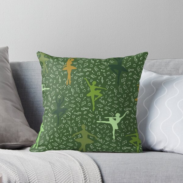 Item preview, green dancers pattern designed and sold by FVO-italydesign.