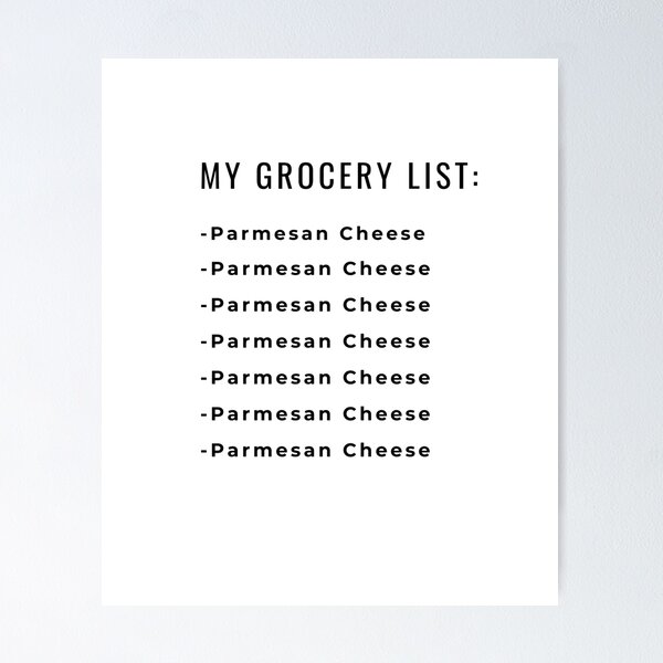 My Grocery List 