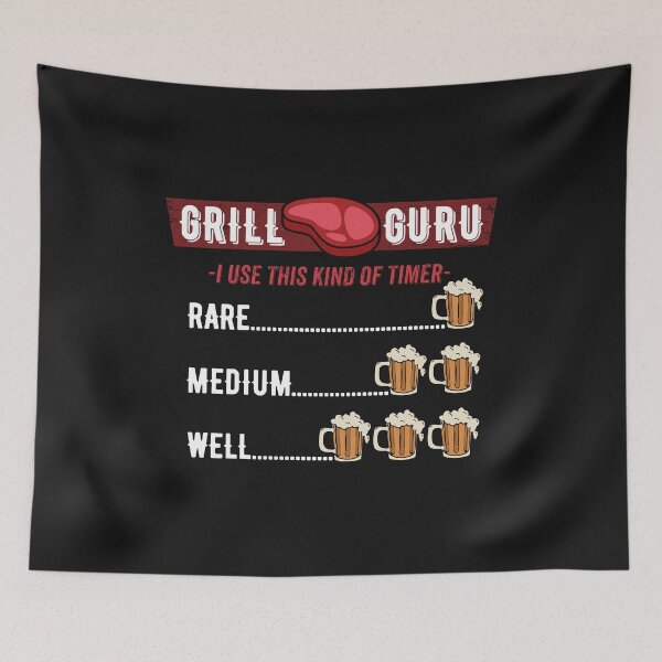 Item preview, BBQ Timer based on Beer Mugs for Grill Guru Grilling Dad Funny Fathers Day Gift  designed and sold by alenaz.