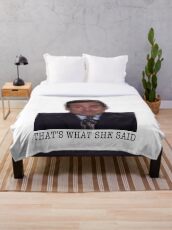 Michael Scott That's What She Said Prison Mike Throw Blanket