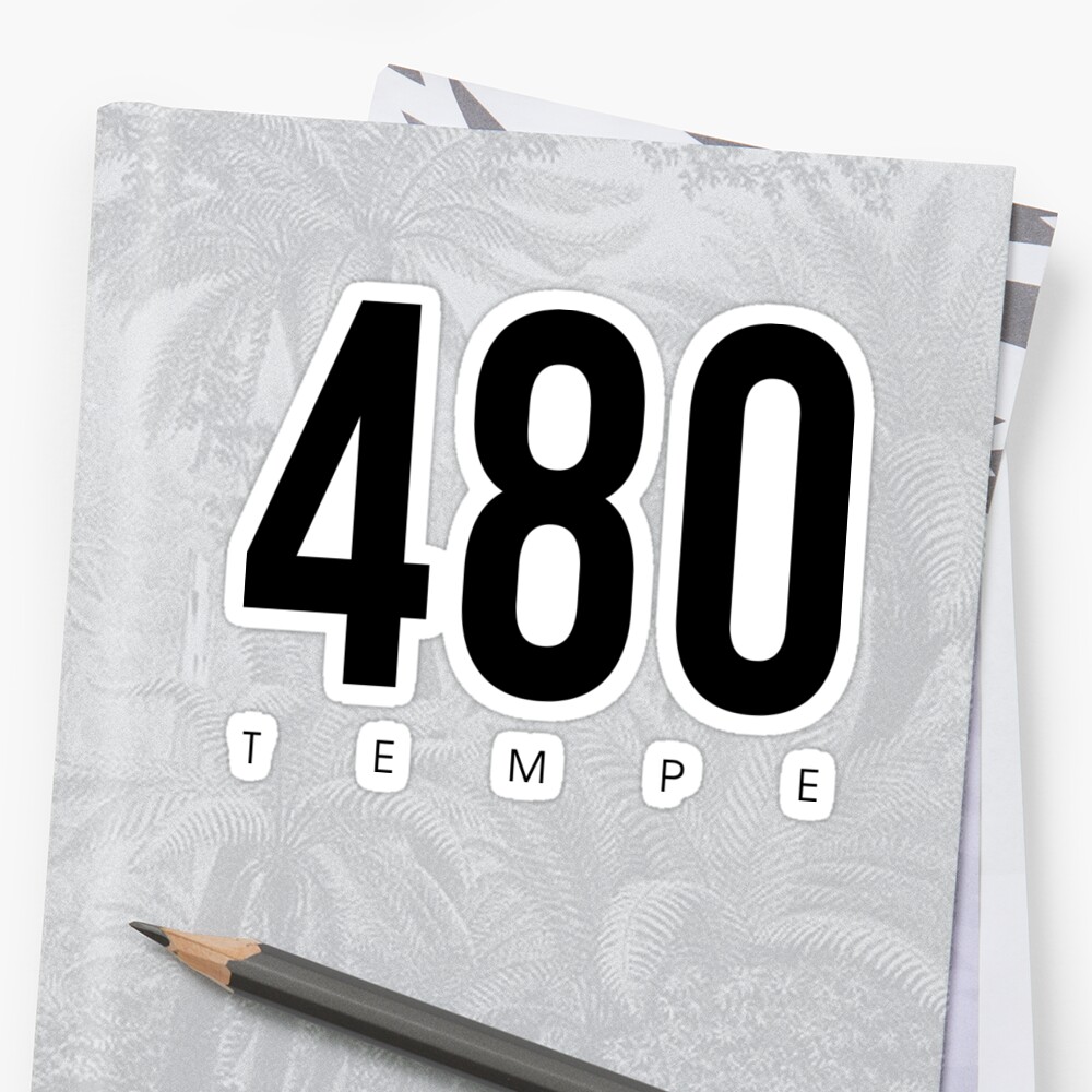 tempe-az-480-area-code-sticker-by-cartocreative-redbubble