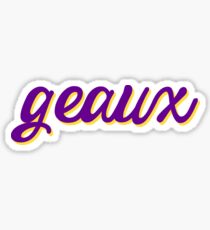 LSU GEAUX Sticker