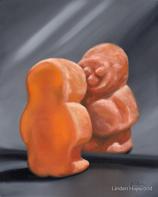 "Orange Jelly Baby" by Linden Hopwood Redbubble