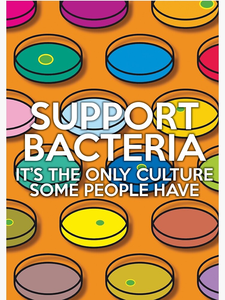 Thumbnail 3 of 3, Spiral Notebook, Support Bacteria Fun Cool Science Quote Pun designed and sold by David notme.
