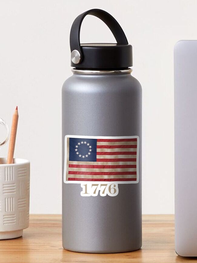 Betsy Ross Whiskey-Dekanter – 1776 Flaggen-Design, 750 Ml, Lasergraviert, Mit Glasstopfen, Geschenk Für Veteranen & Patrioten