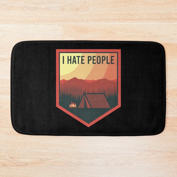 Item preview, I hate people camping nature forest designed and sold by tonstan.