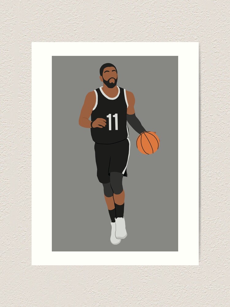 Kyrie Irving Brooklyn Nets Art Drawing Unisex Jersey Short 