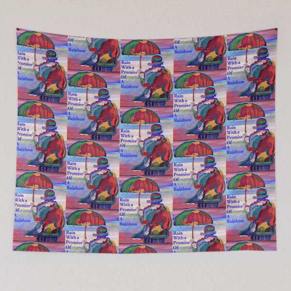 Item preview, Rain with the promise of a rainbow  designed and sold by Cherylgrayum.