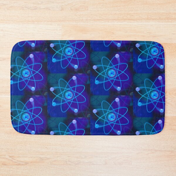 Item preview, Blue Atomic Structure Cool Modern Science Graphic Illustration designed and sold by theimagezone.
