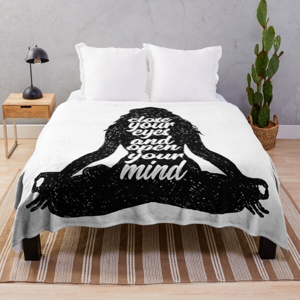 Item preview, Close Your Eyes And Open Your Mind | Yoga Namaste designed and sold by anziehend.