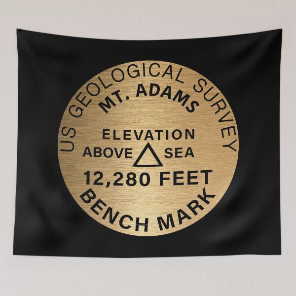Item preview, Mount Adams Bench Mark Washington Mt. Rainier Hiking Climbing Mountains Benchmark Gift Ideas designed and sold by letourneau41.