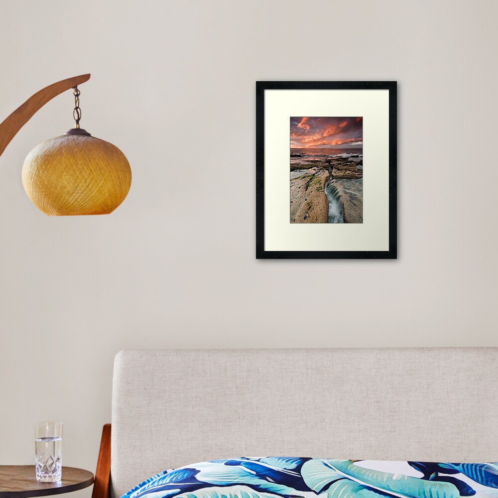 Warm Front Framed Art Print