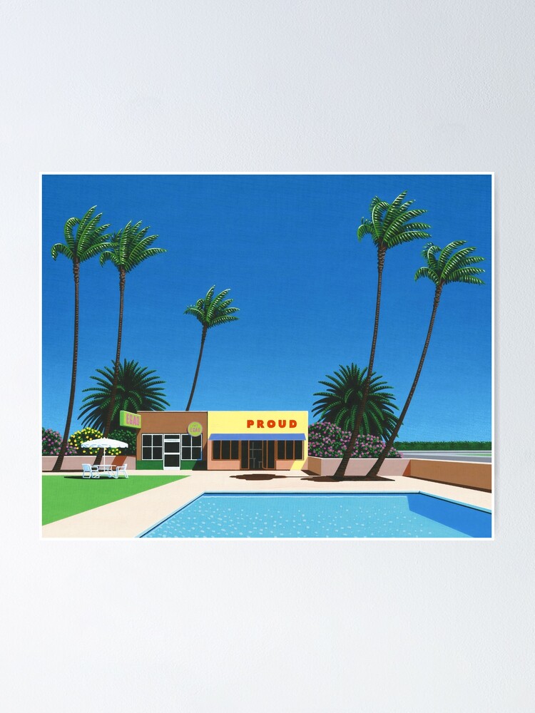 Hiroshi Nagai Art Print Poster Vaporwave Shirt Wallpaper | Poster