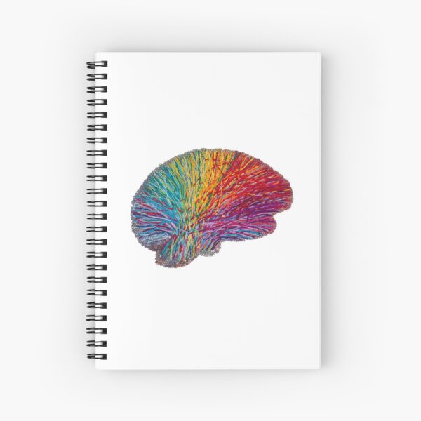 Artikel-Vorschau von White Matter Brain – Gestickter Look – Rainbow Brain, designt und verkauft von Laura Bundesen.