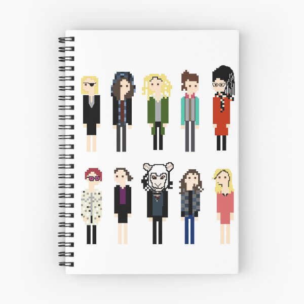 Item preview, Orphan Black Pixel Clones designed and sold by erialeduab.
