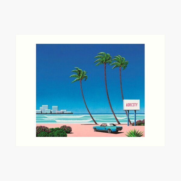 Hiroshi Nagai Vaporwave Shirt Poster Wallpaper Art Print