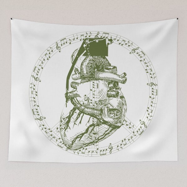 Item preview, Hand grenade as heart shape | Music is war. designed and sold by emphatic.
