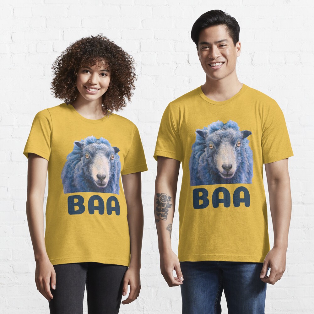 Baa Blue T-Shirt | by Essential for Sale Redbubble Bertnick Sheep\