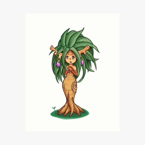 Vista previa del artículo con la obra «Dryad Secret of Mana - Seiken Densetsu», diseñado y vendido por TechraNova.