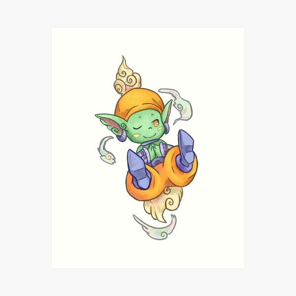 Vista previa del artículo con la obra «Jinn Secret of Mana - Seiken Densetsu», diseñado y vendido por TechraNova.