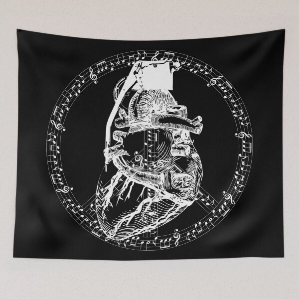 Item preview, Hand grenade as heart shape | Music is war. designed and sold by emphatic.