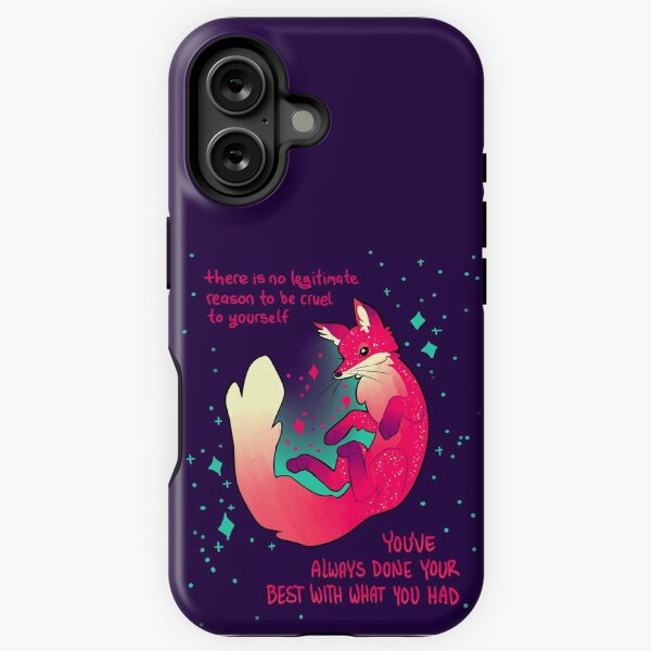 Item preview, "There is no legitimate reason to be cruel to yourself" Space Fox designed and sold by thelatestkate.
