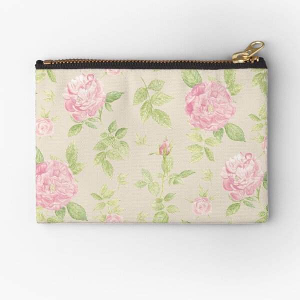 retro roses Zipper Pouch